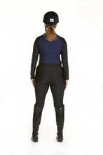 Load image into Gallery viewer, Zara Long Sleeve Technical Top - Navy