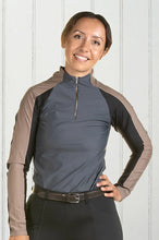 Load image into Gallery viewer, Zara Long Sleeve Technical Top - Graphite Tri