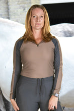 Load image into Gallery viewer, Zara Long Sleeve Technical Top - Latte