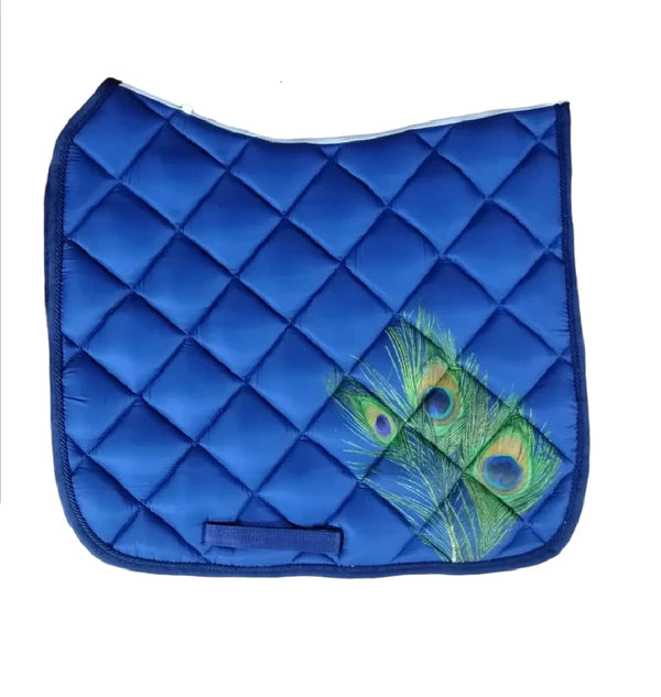 Peacock Feather Dressage Pad