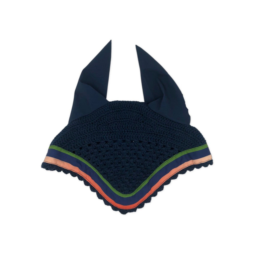 Blue Flamingo Ear Bonnet