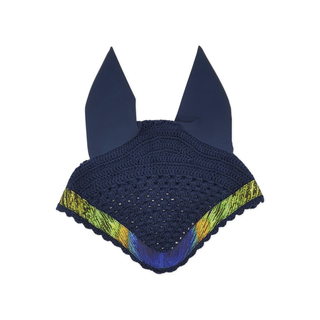 Peacock Ear Bonnet